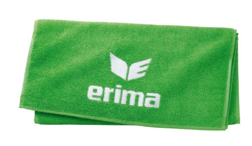 Erima Unisex Basic Handtuch, Weiß/Green, Einheitsgröße EU von Erima