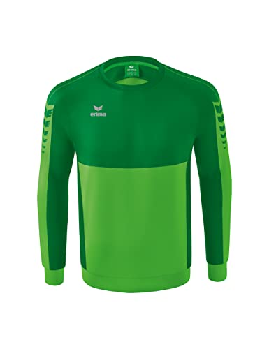 Erima Unisex Casual Six Wings Sweatshirt, green, L von Erima