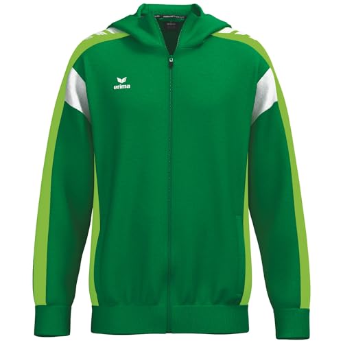 Erima Unisex Kinder CELEBRATE 125 Trainingsjacke mit Kapuze (1032531), smaragd/green gecko, 128 von Erima