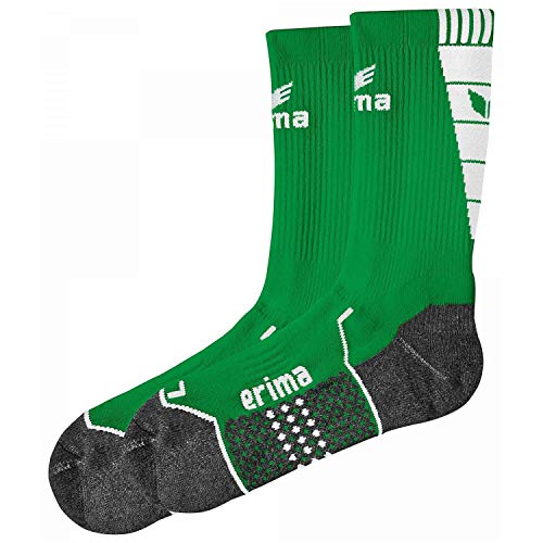 Erima Unisex Premium Pro Trainingssocken, Smaragd/Weiß, 4 EU von Erima