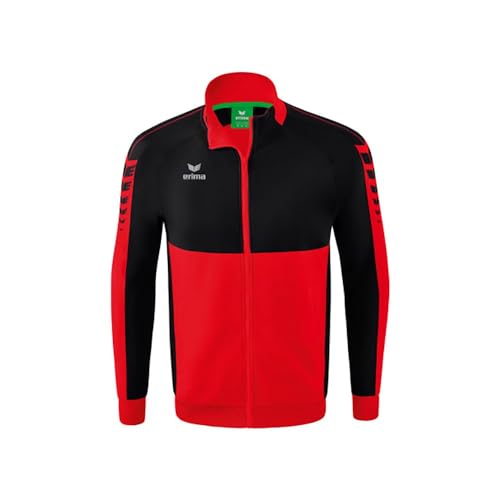 Erima Unisex Six Wings Worker Jacke, rot/schwarz, 3XL von Erima
