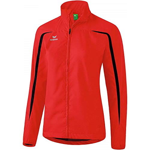 Erima Damen Leichtathletik Laufjacke, Rot/Schwarz, 48 EU von Erima