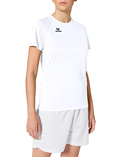 Erima Damen Laufshirt Perforamance T-Shirt Weiß 34 von Erima