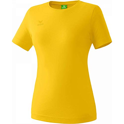 Erima Damen T-Shirt, Baumwolle, Gelb, 46 von Erima