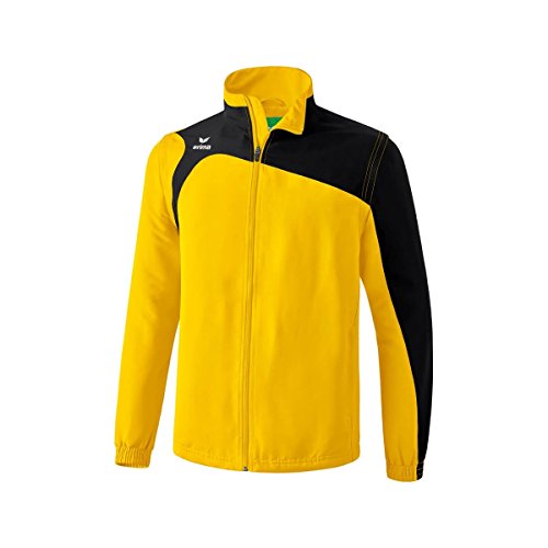 erima Herren Jacke Mit Abnehmbaren Ärmeln Club 1900 2.0 Jacke mit abnehmbaren Ärmeln, gelb/schwarz, L, 1060707 von Erima
