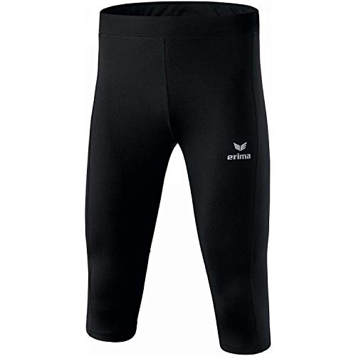 Erima Performance Laufhose 3/4 schwarz, L Herren von Erima