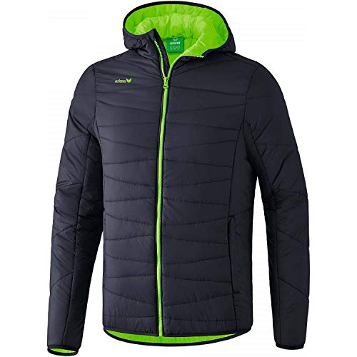 Erima Herren Basic Steppjacke, Dunkelgrau/Green Gecko, XL EU von Erima