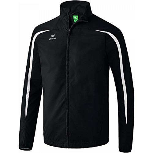 Erima Unisex Kinder Leichtathletik Laufjacke, Schwarz/Weiß, 140 EU von Erima
