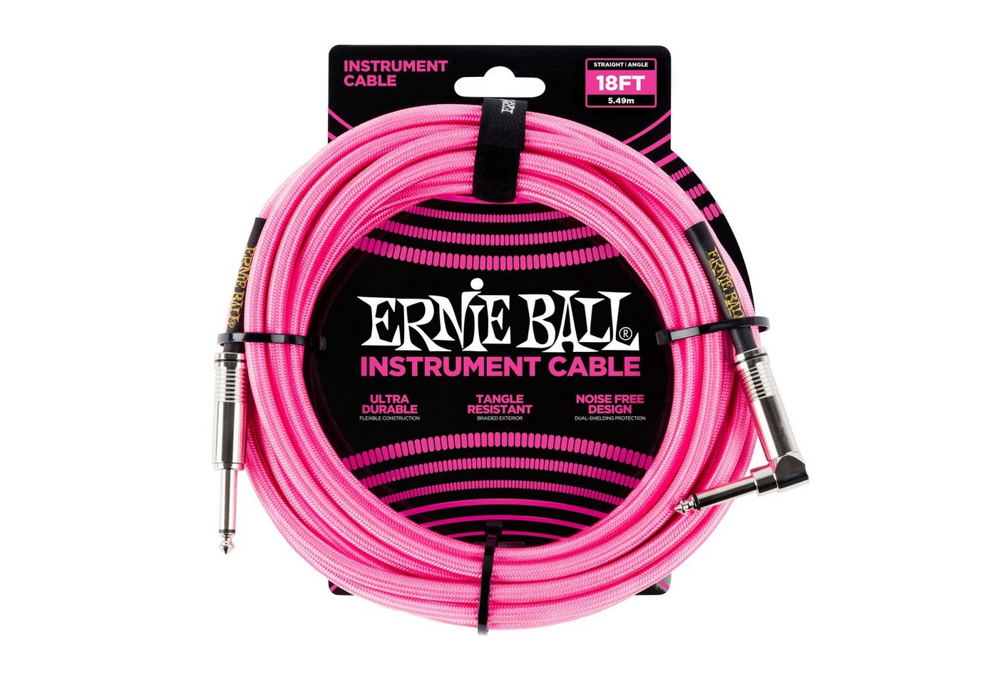 Ernie Ball Instrumentenkabel, EB6083 Instrumentenkabel 5,5 m - Gitarrenkabel von Ernie Ball