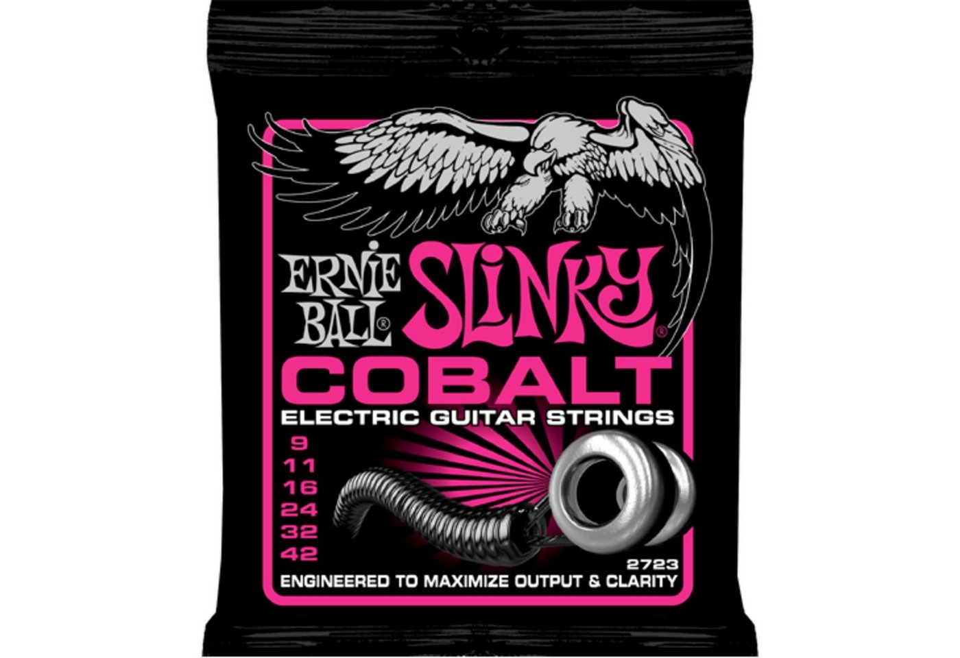 Ernie Ball Saiten, (EB2723 9-42 Cobalt Super Slinky), EB2723 9-42 Cobalt Super Slinky - E-Gitarrensaiten von Ernie Ball