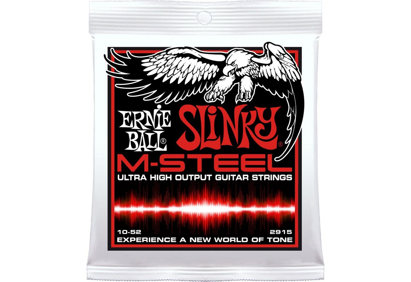 Ernie Ball Saiten, (EB2915 10-52 M-Steel Slinky Skinny Top), EB2915 10-52 M-Steel Skinny Top Heavy Bottom Slinky - E-Gitarrensait von Ernie Ball