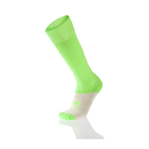Errea Herren Con Piede Pi soccer socks, Verde_Fluo, Einheitsgröße Große Größen EU von Errea