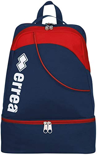 Erreà LYNOS Jugend-Rucksack · UNIVERSAL Sport-Rucksack mit Schuhfach Größe OneSize, Farbe Marineblau-rot, Farbe Marineblau - rot von Erreà