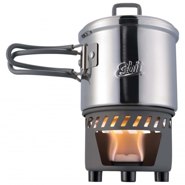 Esbit - Trockenbrennstoff Kochset CS585ST - Trockenbrennstoffkocher Gr 585 ml von Esbit