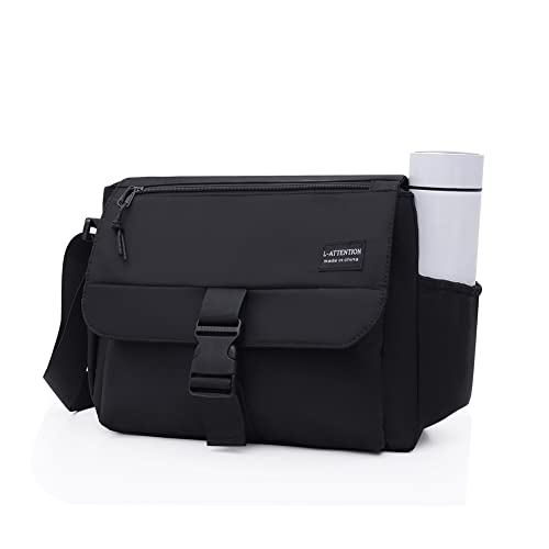 Eshow Messenger Bag Herren Umhängetasche Schultertasche aus Canvas Laptoptasche für Büro Uni Freizeit von Eshow