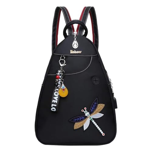 Eshow Rucksack Damen Klein Cityrucksack Kleiner Rucksack für Mädchen Rucksackhandtasche Minirucksack für Schule Freizeit und Uni von Eshow