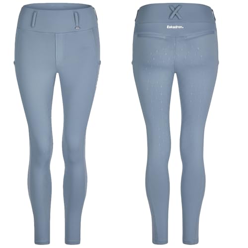 Eskadron Reitleggings Reithose Riding Tight Classic Sports Flex Full Grip CS, Farbe:Steel Blue, Größe:M von Eskadron