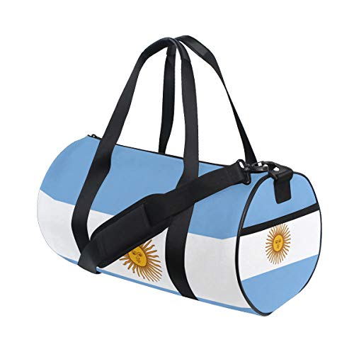 Eslifey Sporttasche mit Flagge von Argentinien, für Damen und Herren von Eslifey