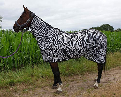 Esposita Fliegendecke Zebra mit Halsteil - gestreift 65cm von Esposita