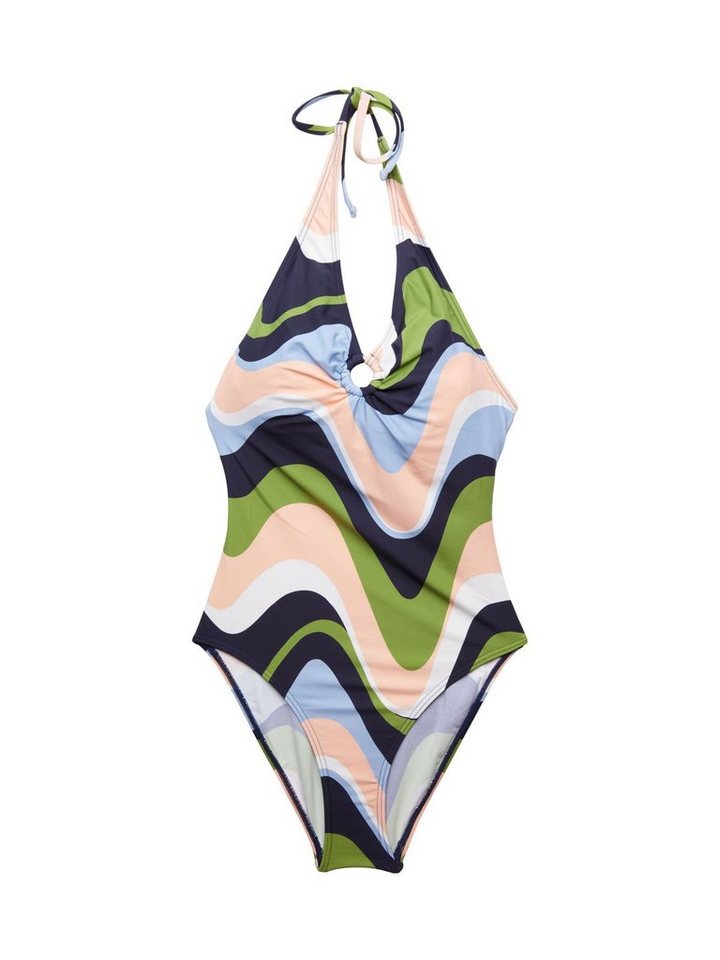 Esprit Badeanzug Neckholder-Badeanzug mit Print von Esprit