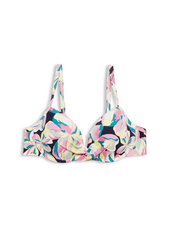 Esprit Bügel-Bikini-Top Wattiertes Bügel-Bikinitop mit Blümchenprint von Esprit