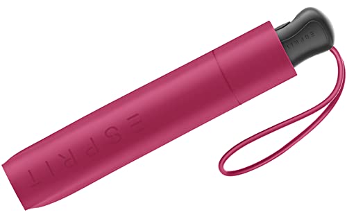 ESPRIT Taschenschirm Easymatic Slimline Auf-Zu Automatik HW 2022 - vivacious pink von ESPRIT