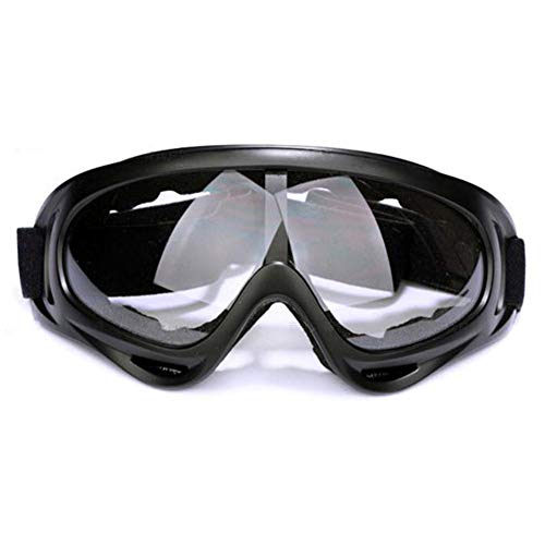 Eternitry Schutzbrille für Outdoor, Reiten, Motorrad, Sport, Winddicht, Skibrille, Airsoft, Paintball, fünf Farben durchsichtig von Eternitry