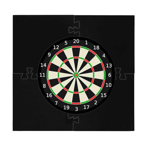 Dart Surround Dart Wandschutz, Dartscheibe Schutzring Dartscheibe Schutz, Dartboard-Einfassung, stabile Umrandung, leichte Dartboard-Rückseite für Dartspiele von Eteslot