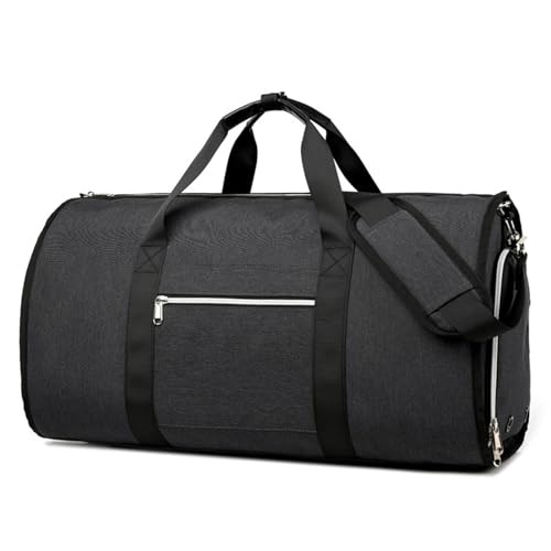 Garment Duffle Bag, she Carry Bag, Foldable travel Bag Women Men with Hanging Clothes, Reisetasche aufklappbar, kleidersack Reisetasche, Folding Luggage Bag with Shoulder Strap Shoe Pocket von Eteslot