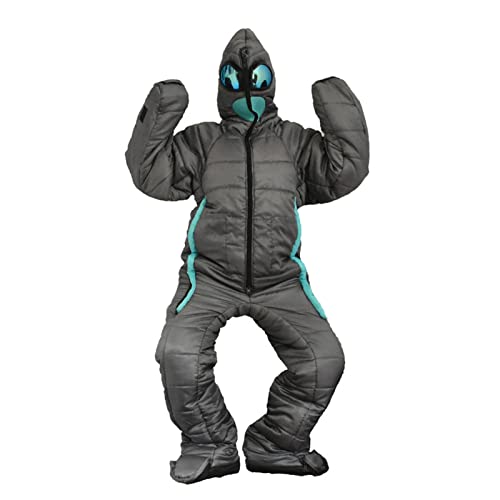 Wearable Sleeping Bag Adult - Full Body Wearable Sleeping Bag Suit - Alien Walkable Sleeping Bag for Travel Outdoor Hiking, Adult Camping Wearable Sleeping Bag Jacket von Eteslot