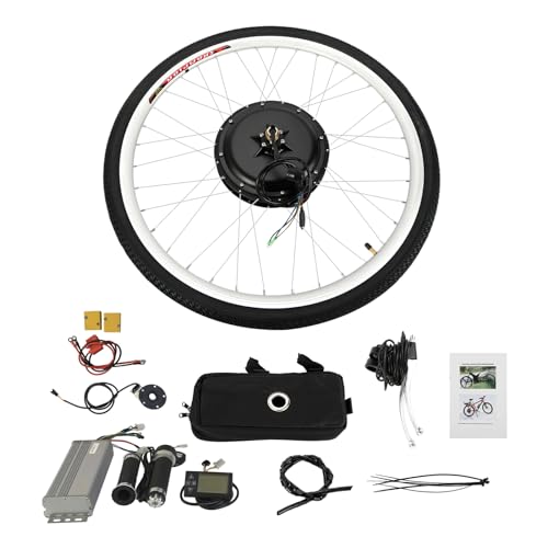 Ethedeal 28" Ebike Umbausatz 48V 1500W LCD Hinterrad Elektro Fahrrad Retrofit Kit mit Aluminiumfelge (28“|48V|1000W|LCD) von Ethedeal