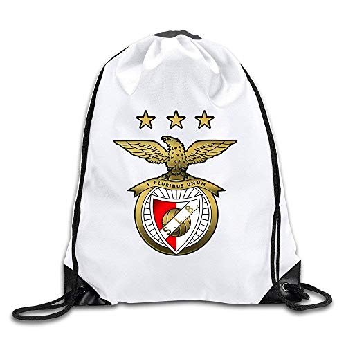 Etryrt Kordelzugbeutel, Rucksack, Golden Sport Lisboa SL Benfica Logo Drawstring Backpack Bag von Etryrt