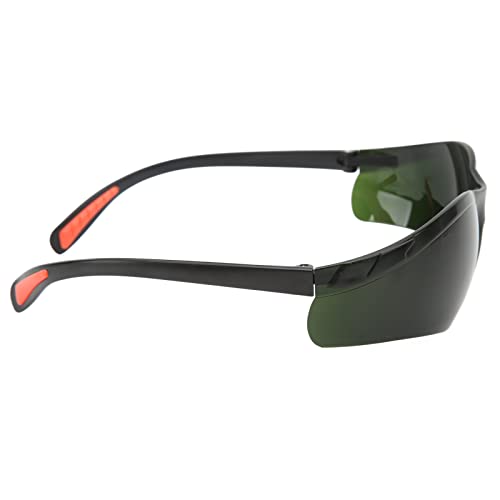 Eujgoov Schweißbrille, Komfortable WIG-Schutzbrille für Elektroschweißen, Argon-Lichtbogenschweiß-Schweißerbrille für Augenschutz, PC, Nylon (dunkelgrün) von Eujgoov