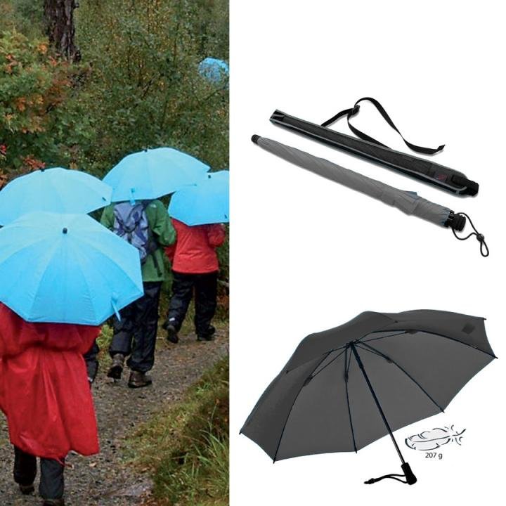 EuroSCHIRM - Göbel - Regenschirm Trekkingschirm - Swing liteflex, schwarz von EuroSCHIRM