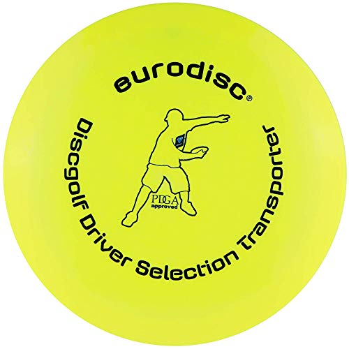 Eurodisc Unisex – Erwachsene Treiber Discgolf Frisbee, Yellow (gelb), 21 cm von Eurodisc