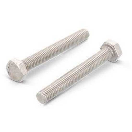 Euromarine A4 Din 933 12x100 Mm Hexagonal Head Screw 5 Units Silber von Euromarine