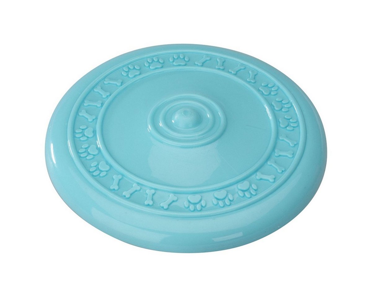 Europet-Bernina Spielknochen Hundespielzeug Gummi Frisbee Mint blau von Europet-Bernina