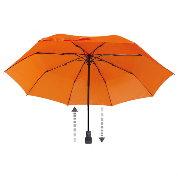 EuroSchirm - Light Trek Automatic - Regenschirm schwarz/rot von Euroschirm