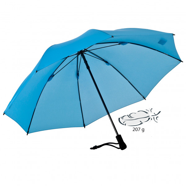 EuroSchirm - Swing Liteflex - Regenschirm schwarz/blau von Euroschirm