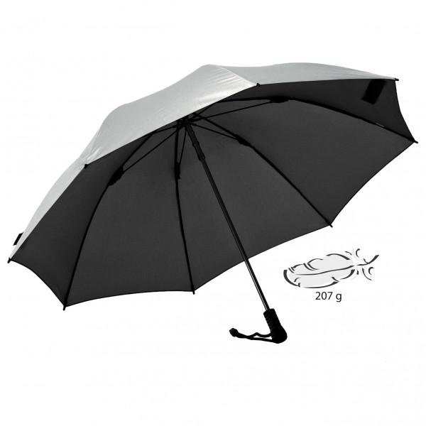 EuroSchirm - Swing Liteflex - Regenschirm silber uv 50+ von Euroschirm