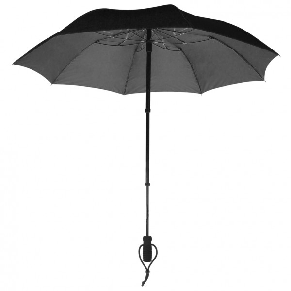 EuroSchirm - Telescope Handsfree - Regenschirm schwarz von Euroschirm