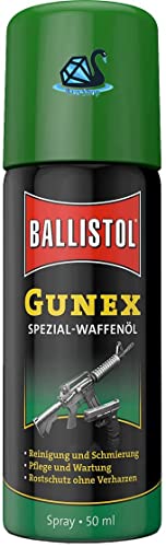 Eva Shop® Ballistol Premium Gunex Waffenöl hochwertiges Spezial-Waffenöl | Waffenpflege für Gewehre, Pistolen und Revolver 50ml Spray von Eva Shop