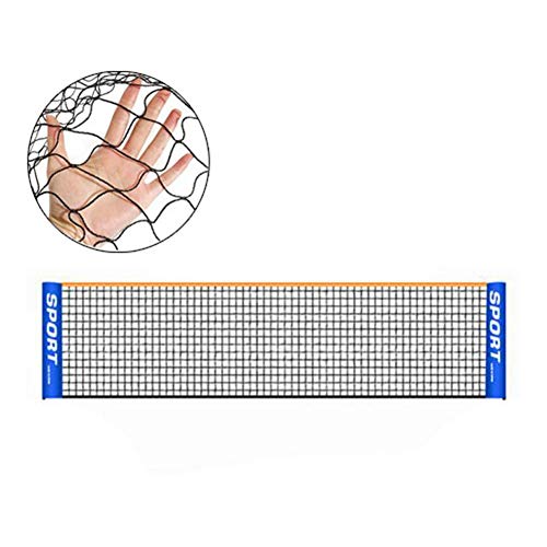 Evenlyao Badmintonnetz, höhenverstellbar, tragbares klappbares Badminton-Tennisnetz im Freien, Tennisnetz, Volleyballnetz für den Garten (Halterung und Halter Nicht enthalten) von Evenlyao