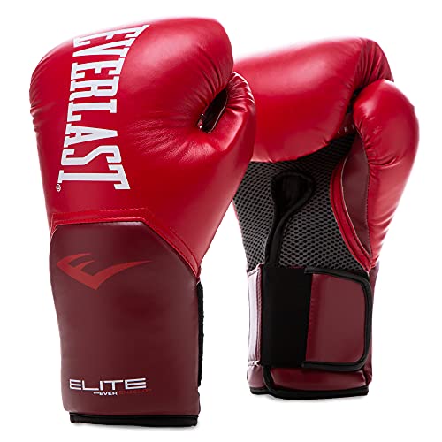 Everlast Unisex – Erwachsene Boxhandschuhe Pro Style Elite Glove Handschuhe Flammen Rot 12oz von Everlast