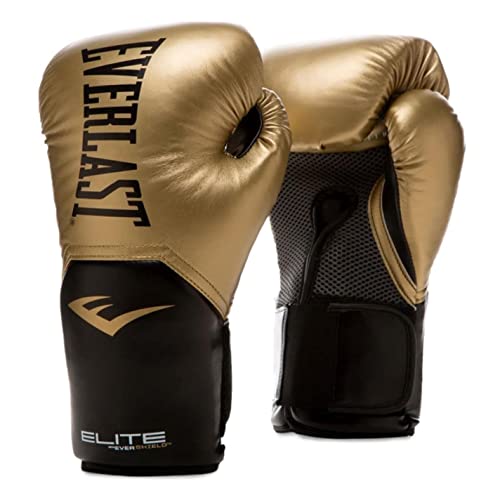 Everlast Unisex – Erwachsene Boxhandschuhe Pro Style Elite Glove Handschuhe Gold 10oz von Everlast