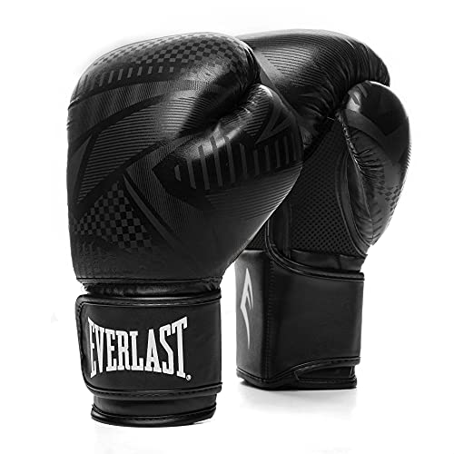 Everlast Unisex – Erwachsene Boxhandschuhe Spark Glove Trainingshandschuh, Schwarz Geo, 12oz von Everlast