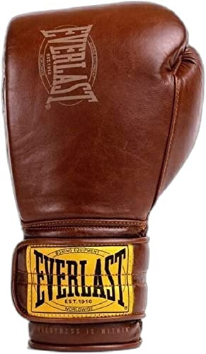 Everlast Unisex- Erwachsene Boxhandschuhe 1910 Sparring Glove Trainingshandschuhe, Braun, 12oz von Everlast