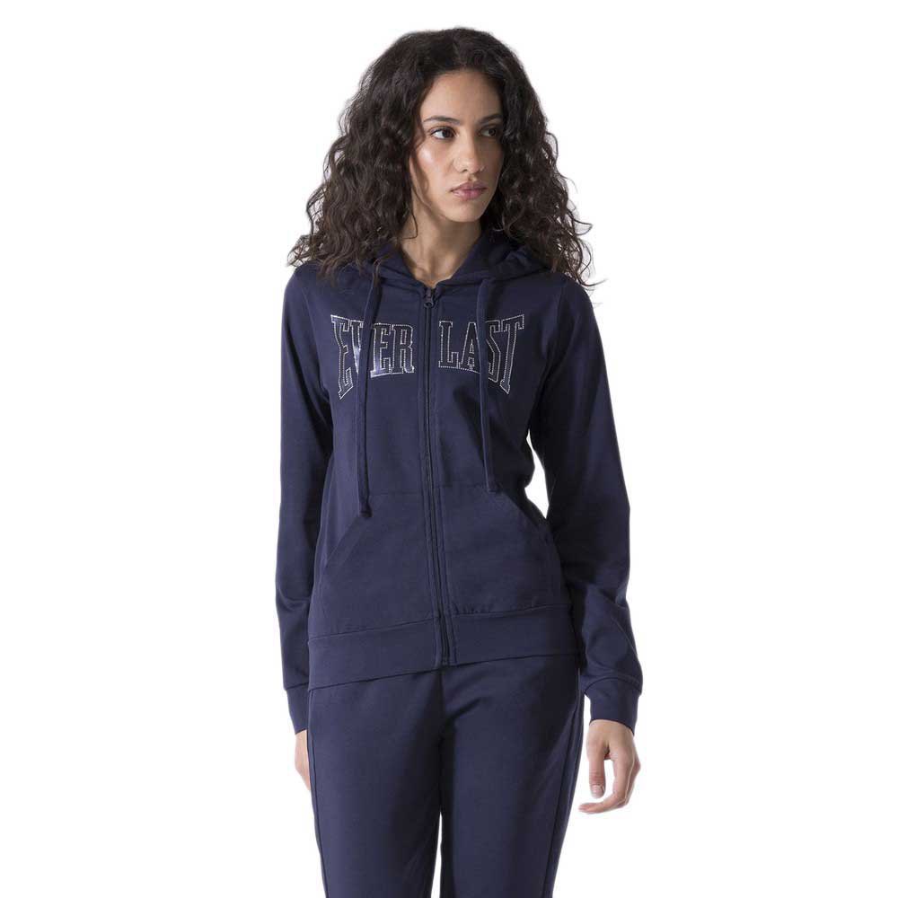 Everlast Cap Str Tracksuit Jacket Blau S Frau von Everlast