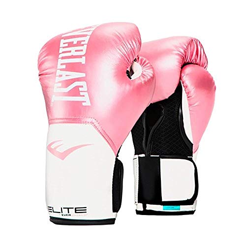 Everlast Unisex – Erwachsene Boxhandschuhe Pro Style Elite Glove Handschuhe Pink/Weiß 8oz von Everlast