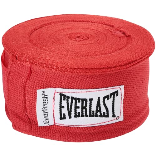 Everlast Handbandagen für Boxen und Kampfsport, 457,2 cm, Rot, 1 Paar von Everlast